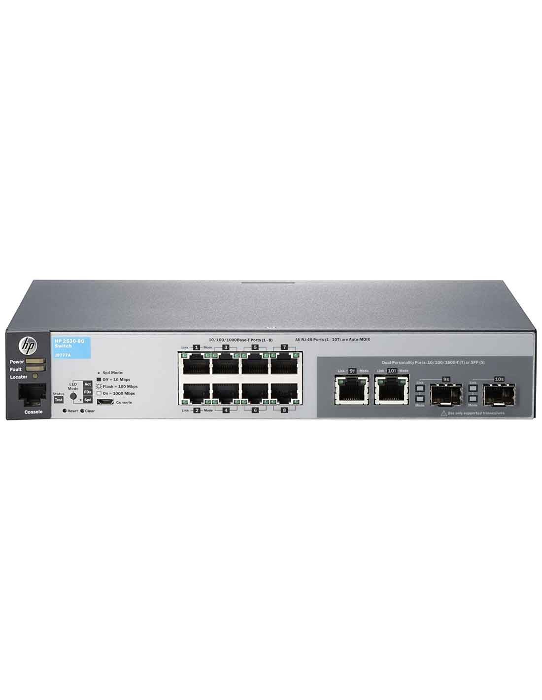 Aruba 2530 8G Switch (J9777A) at a cheap price and free delivery in Dubai