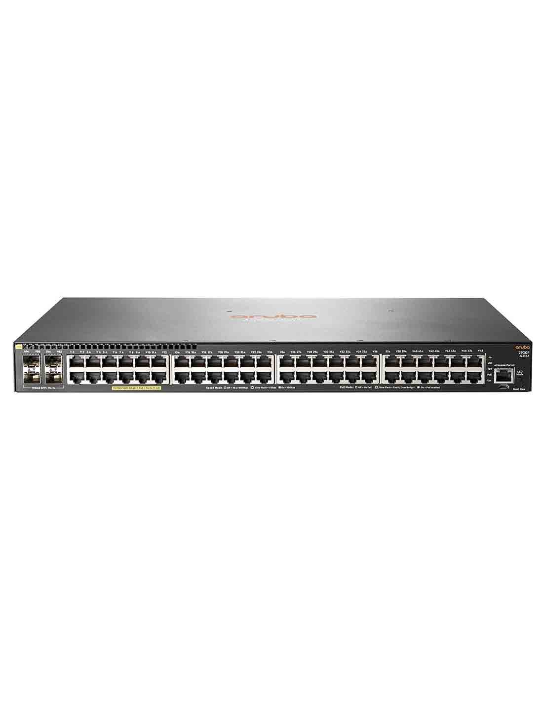 Aruba 2930F 48G PoE+ 4SFP+ Switch JL256A at a cheap price and free delivery in Dubai