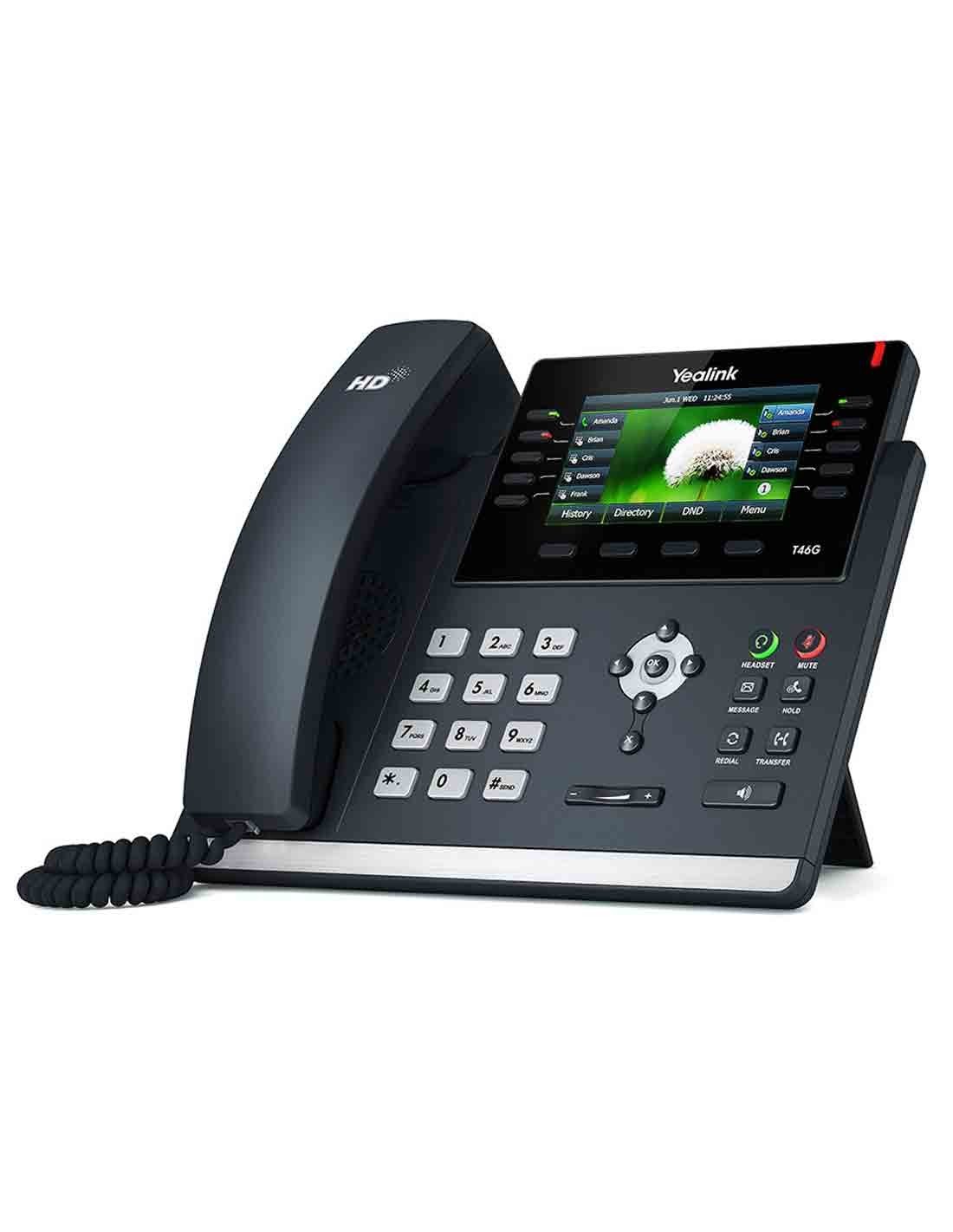 Yealink SIP-T46G Ultra-Elegant Gigabit IP Phone in Dubai Online Store