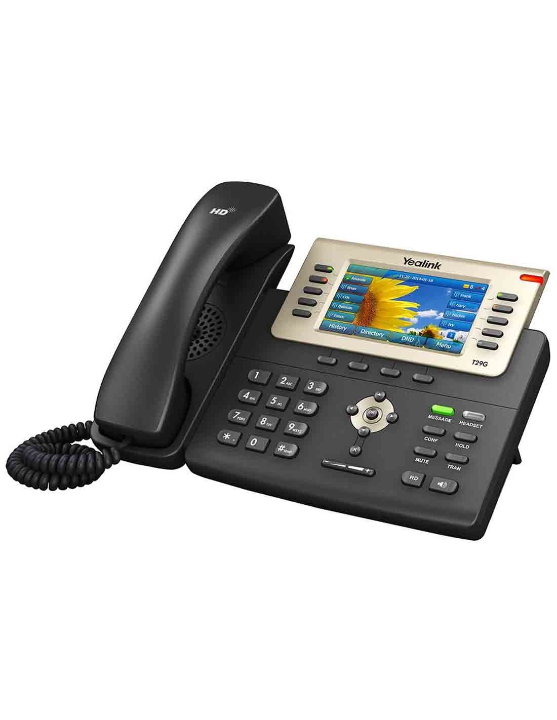 Yealink SIP-T29G Gigabit VoIP Phone at a Cheap price in Dubai Online Store