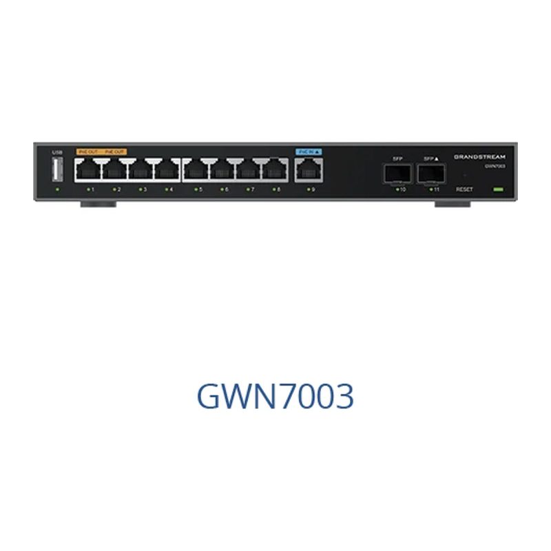 Grandstream GWN7003 Wired Router, 2x SFP, 9x GbE WAN (GWN7003) - IRIX Bakı